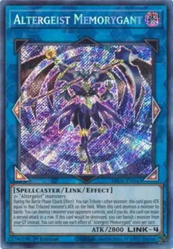 Yugioh! Altergeist Memorygant - BROL-EN045 - Secret Rare - 1st Edition Near Mint - Image 1