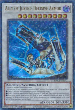 Yugioh! Ally of Justice Decisive Armor - HAC1-EN092 - Ultra Rare - 1st Edition ( - Image 1