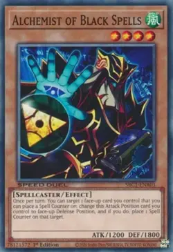 Yugioh! Alchemist of Black Spells - SBC1-ENA03 - Common - 1st Edition Near Mint, - Image 1