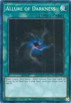 Yugioh! Allure of Darkness - RA03-EN055 - Super Rare - 1st Edition Near Mint, En - Image 1