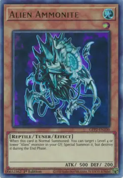 Yugioh! Alien Ammonite - GFP2-EN100 - Ultra Rare - 1st Edition Near Mint, Englis - Image 1