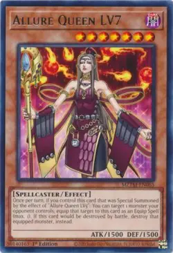 Yugioh! Allure Queen LV7 - MZTM-EN065 - Rare - 1st Edition Near Mint, English - Image 1
