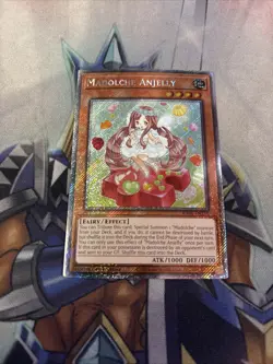 Madolche Anjelly 1st Edition Platinum Secret Rare RA04-EN215 Yu-Gi-Oh! - Image 1