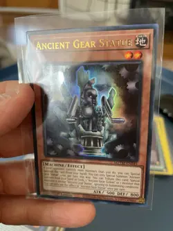 YuGiOh Ancient Gear Statue MZTM-EN045 Ultra Rare 1st Edition - Image 2