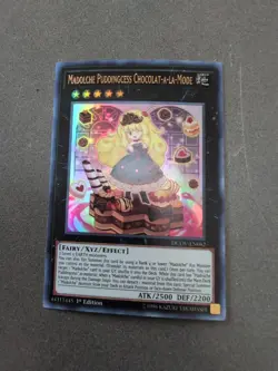 YUGIOH MADOLCHE PRINCESS CHOCOLAT-A-LA-MODE DUOV-EN082 1ST ULTRA NM - Image 1