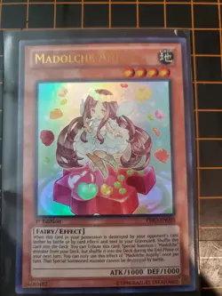 Madolche Anjelly PRIO-EN028 Ultra Rare 1st Ed. YuGiOh! TCG NM With Top Lpader - Image 2