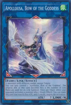 Yugioh! Apollousa, Bow of the Goddess (Alternate Art) - RA02-EN040 - Super Rare - Image 1