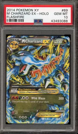 Pokemon M Charizard XY Flashfire Holo Rare #69 PSA 10 Gem Mint - Image 1