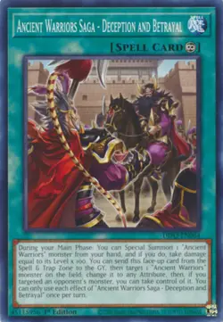 Yugioh! Ancient Warriors Saga - Deception and Betrayal - DIFO-EN064 - Common - 1 - Image 1