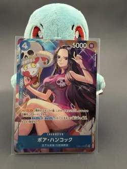 BOA HANCOCK OP01-078 SR ROMANCE DAWN ONE PIECE TCG JAPANESE FOIL CARD - Image 1
