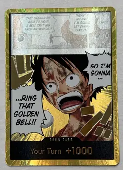 One Piece TCG English OP15 GOLD Don!! Card - Adventure on Kami's Island NM - Image 1