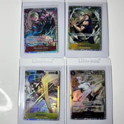 One Piece Card Game 4x SR Lot - Adventure on Kami's Island EB-04 - NM Parallel - Image 1