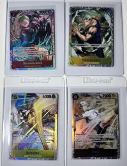 One Piece Card Game 4x SR Lot - Adventure on Kami's Island EB-04 - NM Parallel - Image 2