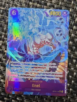 Bandai One Piece OP15 Adventure On Kami's Island CCG - Alt Art Enel OP15-118 SEC - Image 1