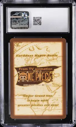 1999 ONE PIECE CARDDASS HYPER BATTLE JAPANESE FIRST STAGE #S02 LUFFY CGC 8 - Image 2