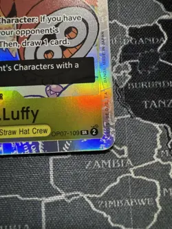 Monkey.D.Luffy OP07-109 One Piece TCG SR Super Rare NM English Foil - Image 4