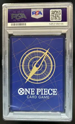 2025 One Piece Sabo Secret Rare Manga Alt Art #OP13-120 PSA 9 - Image 2