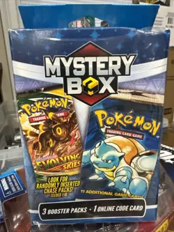 Pokemon NEW 2025 Mystery Box Pokemon Evolving Skies Or Vintage Chase Packs 1:10 - Image 1