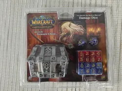 Sealed World of Warcraft TCG Damage Dice Treasure Chest RPG Upper Deck Blizzard - Image 1
