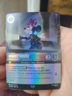 Minnie Mouse Ghost Hunter Epic Foil 220/204 Whispers in the Well Disney Lorcana - Image 1