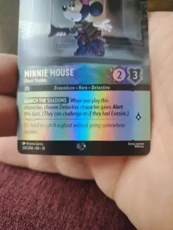 Minnie Mouse Ghost Hunter Epic Foil 220/204 Whispers in the Well Disney Lorcana - Image 2