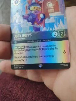 Judy Hopps - Snowball Patrol (Epic) 221/204 Winterspell Holo Disney Lorcana - Image 2