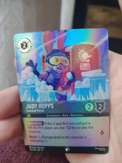 Judy Hopps - Snowball Patrol (Epic) 221/204 Winterspell Holo Disney Lorcana - Image 3