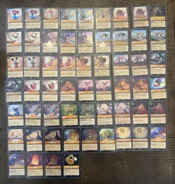 Disney LORCANA The First Chapter Master Set Complete 204 Non Foil + 100++ Foils - Image 2