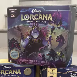 (3x) Disney Lorcana TCG: Ursula's Return Illumineer's Quest + Into The Inklands - Image 4