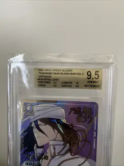 BGS 9.5 2024 Union Arena Bleach: Thousand Year Blood War Byakuya Kuchiki - Image 3