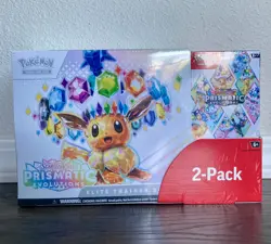 Pokemon Prismatic Evolution Elite Trainer Box w/ Booster Bundle - Image 1