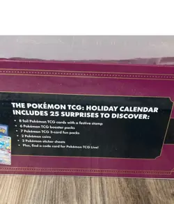 Pokemon 2025 Holiday Advent Calendar Box Sealed Official Gift Set - Image 3