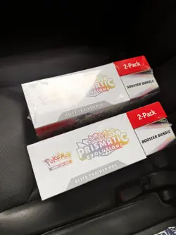 Pokemon Prismatic Evolutions ETB & Booster Bundle Costco Pack Sealed- Lot Of 2 ✅ - Image 4