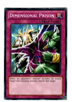 Yugioh- 1X Dimensional Prison - Common - 1st Edition - SDCR-EN033 - Light Play - Image 1