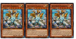 Yugioh- 3X Lightray Diabolos - Rare - Unlimited - GAOV-EN035 - Near Mint - Image 1