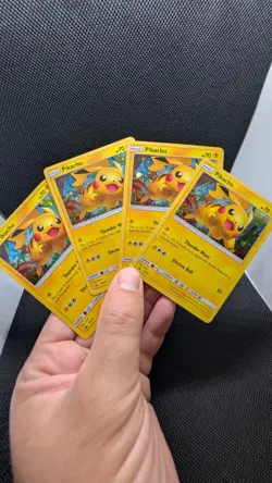 Pikachu Promo SM76 Holo X4 NM/LP Sun & Moon Pokemon TCG - Image 1