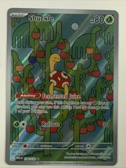 Pokemon TCG Shuckle Illustration Rare Mega Evolution Card 136/132 M/NM - Image 1