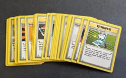 VINTAGE 1999 POKEMON BASE SET TRAINER 71-95 SCOOP UP ITEM FINDER LOT OF 25 CARDS - Image 1