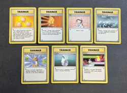 VINTAGE 1999 POKEMON BASE SET TRAINER 71-95 SCOOP UP ITEM FINDER LOT OF 25 CARDS - Image 4