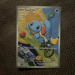 First Partner Illustration Squirtle Promo Full Art Holo 039 Pokemon TCG - Image 1