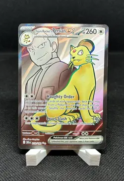 Team Rockets Persian Ex (219/182) NM Sv10: Destined Rivals Pokemon 2025 - Image 1