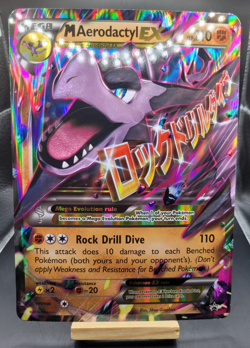 2016 Pokemon TCG Mega Aerodactyl EX XY98 Promo Played - Image 1
