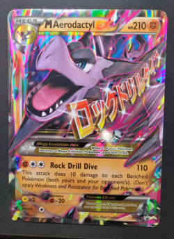 2016 Pokemon TCG Mega Aerodactyl EX XY98 Promo Played - Image 3