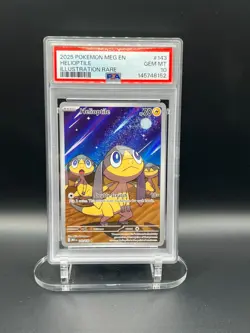 2025 POKEMON MEG EN-MEGA EVOLUTION ILLUSTRATION RARE #143 HELIOPTILE PSA 10 - Image 1