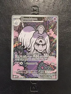 Pokemon TCG Houndstone Illustration Rare IR ME01: Mega Evolution 145/132 NM - Image 1