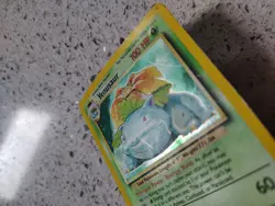 Damaged Pokemon Venusaur 15/102 Base Set Holo Rare 100 HP English 1999 - Image 3