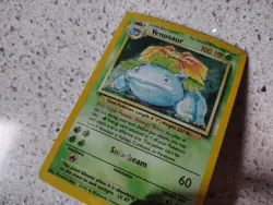 Damaged Pokemon Venusaur 15/102 Base Set Holo Rare 100 HP English 1999 - Image 4