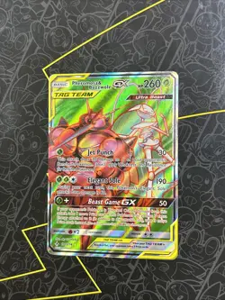 Pokemon TCG Pheromosa And Buzzwole Tag Team GX 191/214 - Image 1