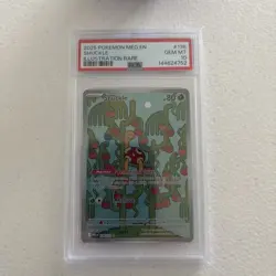2025 POKEMON MEG EN-MEGA EVOLUTION ILLUSTRATION RARE #136 SHUCKLE PSA 10 - Image 3