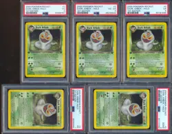Lot (9) Pokemon Dark Arbok Team Rocket 1st Edition Holo Rare #14 PSA 1 - 9 - Image 2